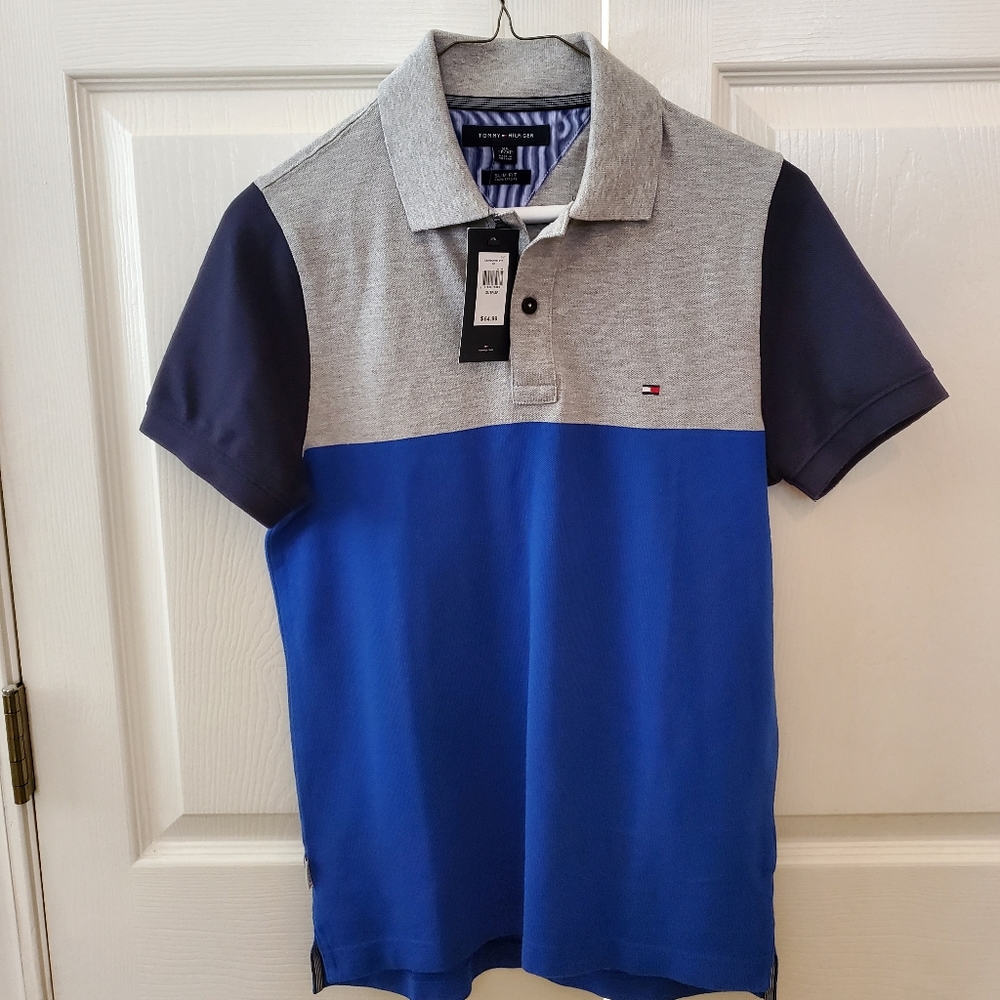 New $65 Tommy Hilfiger Polo T-shirt XS